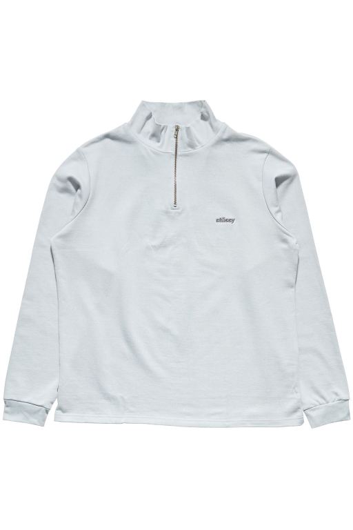 Stussy Mens Miles 1/4 Zip Sweaters Grey - HKEBD8294